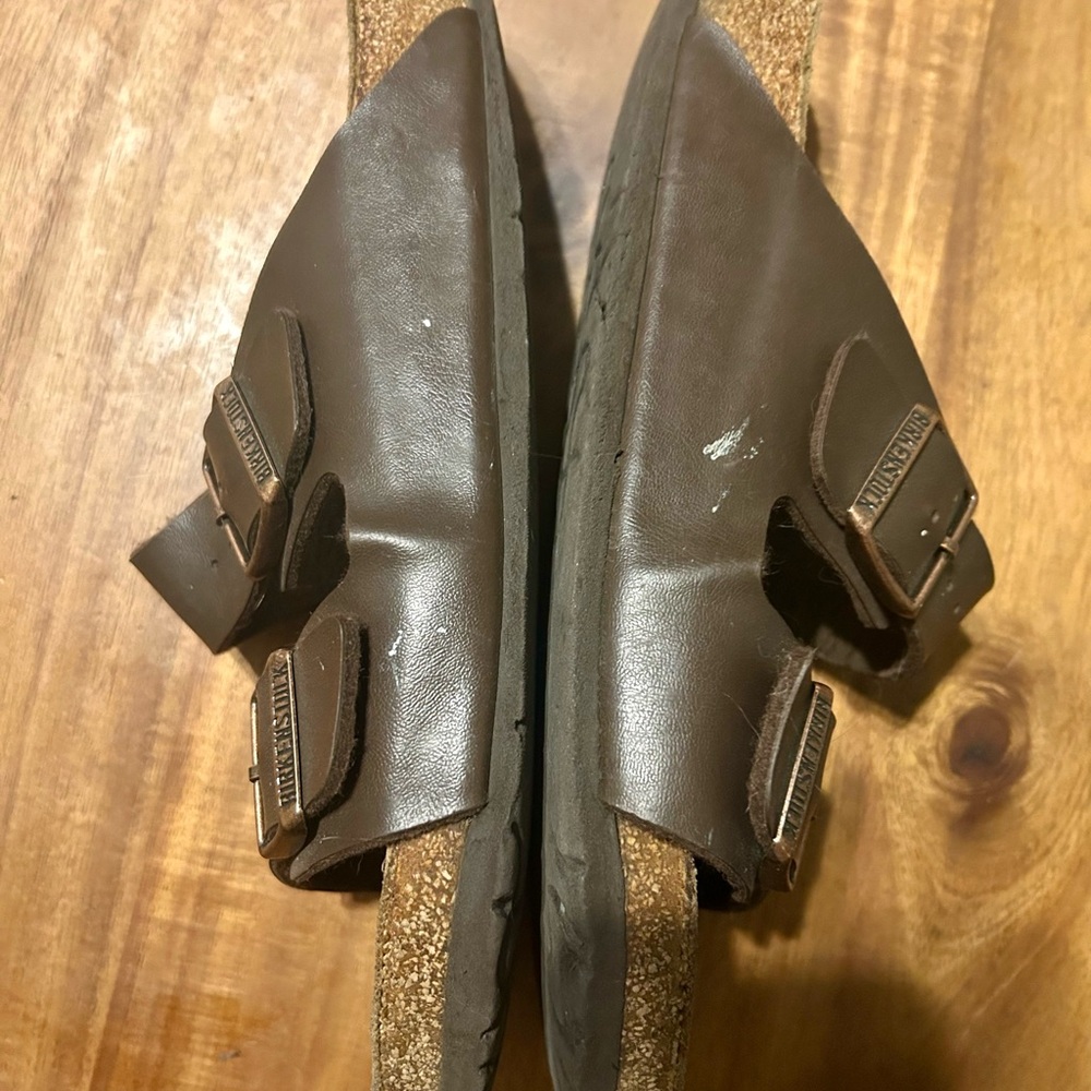 Birkenstock original brown leather sandals - Picture 3 of 6